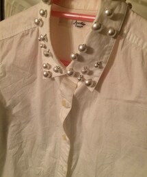 Another Edition | パール付きシャツ(シャツ/ブラウス)