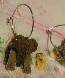 BEAMS | ゾウのレイヤーピアス(ピアス（両耳用）)