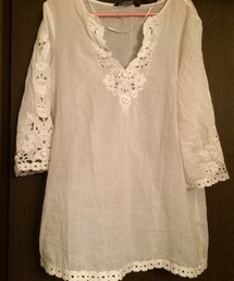 ZARA | レース刺繍トップス(シャツ/ブラウス)