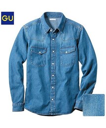 UNIQLO | デニムウエスタンシャツ(シャツ/ブラウス)