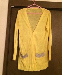 fredy repit | レモンイエローリネンカーディガン(カーディガン/ボレロ)