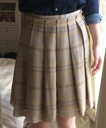 anatelier | チェックプリーツスカート(スカート)
