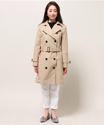 BABYLONE | メンギャバトレンチコート(34)(トレンチコート)