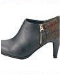 しまむら | ハリスツイードコラボブーティ(ブーツ)