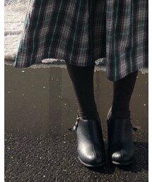 MARUKO | オリーブブラウン 着圧タイツ(タイツ/ストッキング)