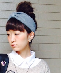 NADIA | ヘアターバン
(ヘアバンド)