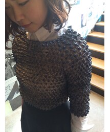 古着のちりめんトップス(その他トップス)