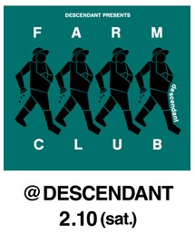 DESCENDANT | FARM. CLUB.(Tシャツ/カットソー)