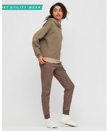 UNIQLO | ウルトラストレッチドライスウェットプルパーカ（長袖）(スウェット)