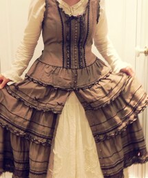 PINK HOUSE | ローンジャンパースカート(ワンピース)