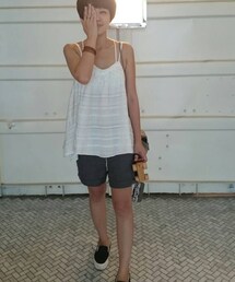 無印良品 | 休閒抽繩反折短褲(その他パンツ)