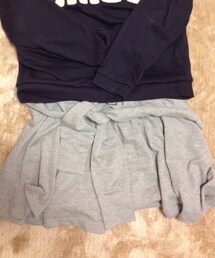 ハニーズで。
キュロットになっていまふ。(スカート)