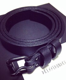 DRESSEDUNDRESSED | ナローレザーベルト(ベルト)