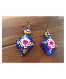 刺 繍 ピ ア ス | ピアス（両耳用）