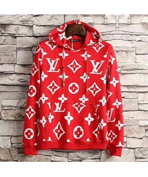 Supreme  | LV& Supreme シュプリーム×ルイヴィトン コラボ スウェットシャツ ボックスロゴプルオーバーパーカー 数量限定発売 (パーカー)