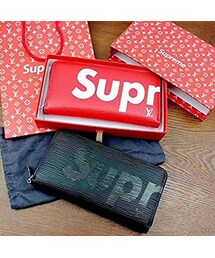 Supreme  | (ルイ・ヴィトン)LOUIS VUITTON M67723 ジッピー・オーガナイザー エピ シュプリーム コラボ Louis vuitton×SUPREME 長財布（小銭入れあり）(財布)
