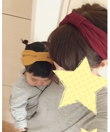 親子おそろい😊✨🎀 | ヘアバンド