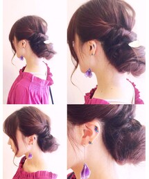 今日のヘアアレンジ🎗 | その他