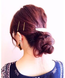 今日のヘアアレンジ🎗 | その他