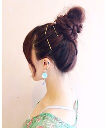 今日のヘアアレンジ🎗 | その他