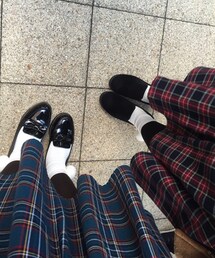 WEGO | チェックのロングスカート(スカート)