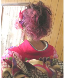 成人式 ヘアセット 📸 | その他