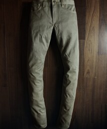 FIND | 細斜紋磨毛卡其褲(チノパンツ)