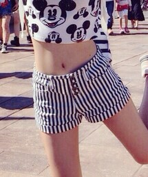 FOREVER 21 | 直條海軍瘋短褲(その他パンツ)