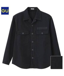 GU | ビッグミリタリーシャツ(シャツ/ブラウス)