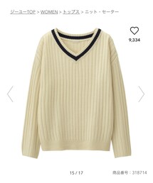 GU | ワイドリブチルデンセーター(ニット/セーター)