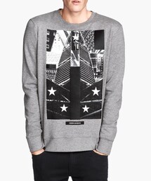 H&M | プリントスウェットシャツ(スウェット)