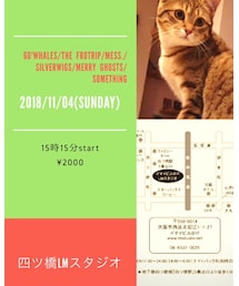 11/4 大阪 | 2018/11/4 四ツ橋スタジオ 15:15 スタート！(音楽/本・雑誌)
