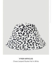 VYNER ARTICLES | 	 VYNER ARTICLES  CHAOS LEOPARD BUCKET (ハット)