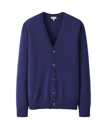 UNIQLO | エクストラファインメリノＶネックカーディガン（長袖）
(カーディガン/ボレロ)