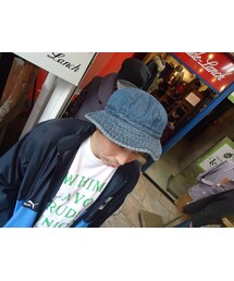 HOUSTON | 小窓③　Houston社製　Denim　Hat　(ハット)
