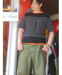 小窓④　大好きな　わちゃストライプ！(Tシャツ/カットソー)