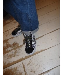 US VANS | Us.VANS オースク36 BLUE checker　なんちゃってslip－onん！(スニーカー)
