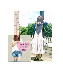 ピンクフェス告知♡今日のhitoちゃん＆saeさんの告知(^_-)(その他)