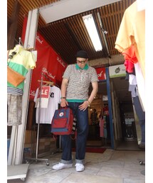 LACOSTE | FRONT STYLE！LACOSTEポロ＆わちゃpockeボーダー(ポロシャツ)