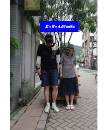 free rage | 先日のこの短パンです(^_^)Yumiko.さんと(^_^)(デニムパンツ)