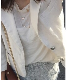 COMME CA ISM | 薄手の半袖ニットと長袖のカーディガンのセットでした❤️(ニット/セーター)