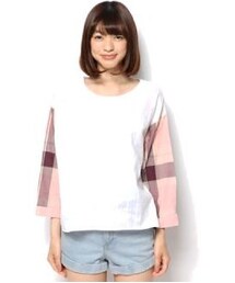 Kastane | 七分袖オーバーブラウス(シャツ/ブラウス)