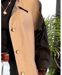 manonfripes | ステンカラーコート