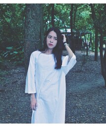 高磅數
寬鬆連身裙(スカート)