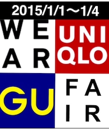 告知「WEAR UNIQLO GU フェア」 | その他