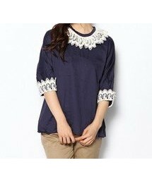 BEAMS BOY | レースえりブラウス(シャツ/ブラウス)