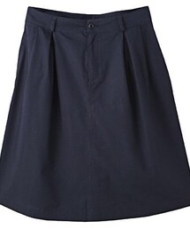 無印良品 | オーガニックコットンスカート ネイビー(スカート)