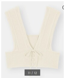 GU | 2wayニットビスチェ(ベスト)