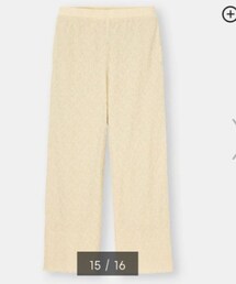 GU | ランダムシャーリングストレートパンツ　Ｓ(その他パンツ)