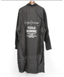Yohji Yamamoto POUR HOMME | Yohji Yamamoto POUR HOMME 18SS ストライプ柄 スタッフ シャツ(シャツ/ブラウス)